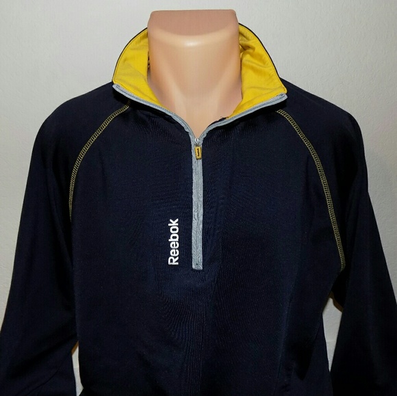 reebok 1/4 zip pullover